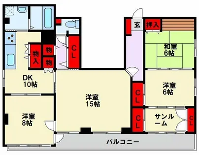 ミカワビル【201号室】の間取り