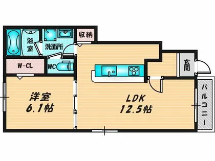 ランプ タウン【1階】の間取り