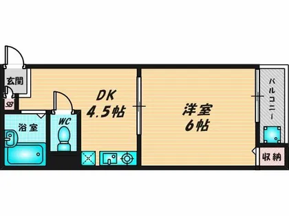 ウエストテール21【2階】の間取り