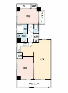 シプエビル【701号室】の間取り