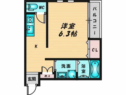 F+style大蓮南1号館【2階】の間取り