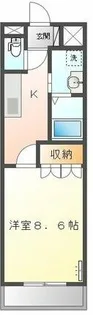 ドエル山王【2階】の間取り