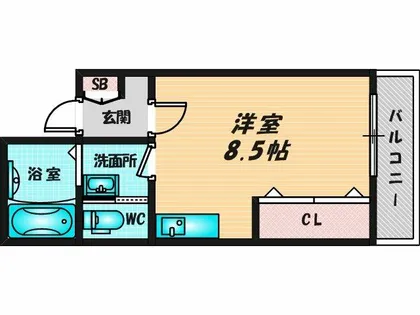 アクアビスタ【2階】の間取り