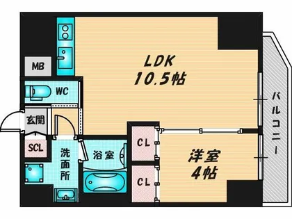 プレジオ永和EURO【15階】の間取り