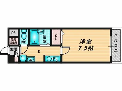 エムズコンフォート【1階】の間取り