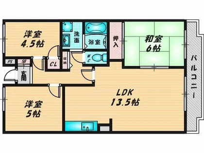 エバーグレイス森本【2階】の間取り