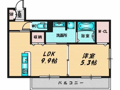 Happiness T-Fifteen【2階】の間取り