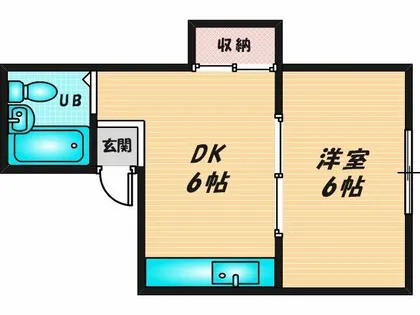 大宝レッドマンション【3階】の間取り