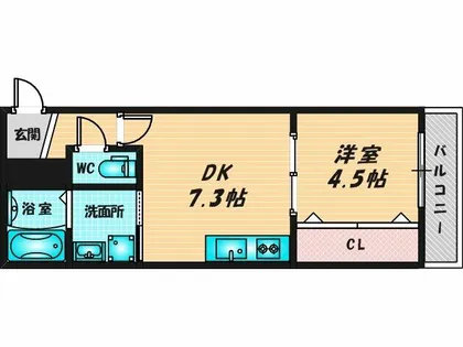 Gradito花園【3階】の間取り