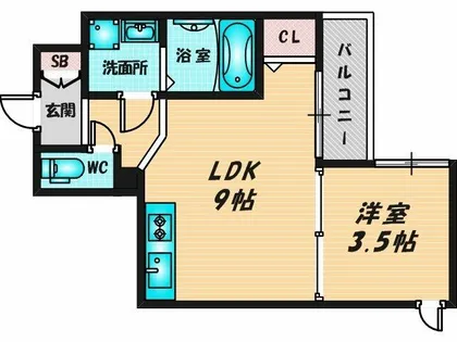 Royal Maison 城東【4階】の間取り