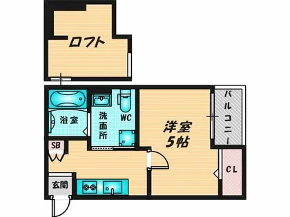 花園本町テラス【2階】の間取り