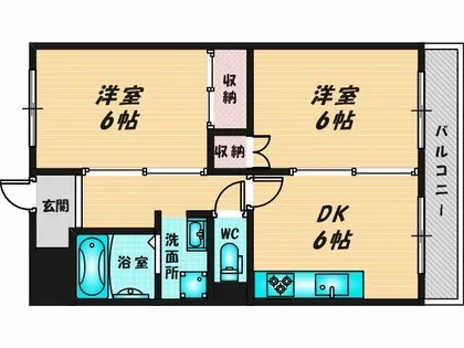RiseⅡ【1階】の間取り