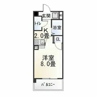 グランデュール46【4階】の間取り