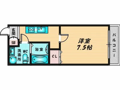 BG 新深江【5階】の間取り