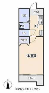 ティアラ八帖【2階】の間取り