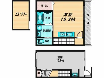 vida feliz TAKAIDA【1階】の間取り