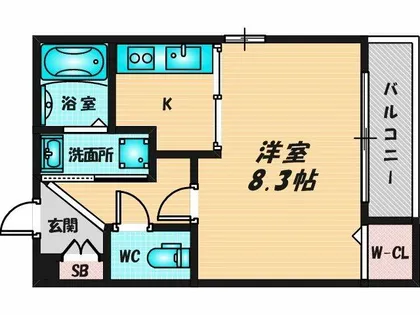 ラフィーネクローバーⅡ【2階】の間取り