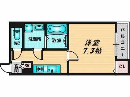 ディアコート巽南【2階】の間取り