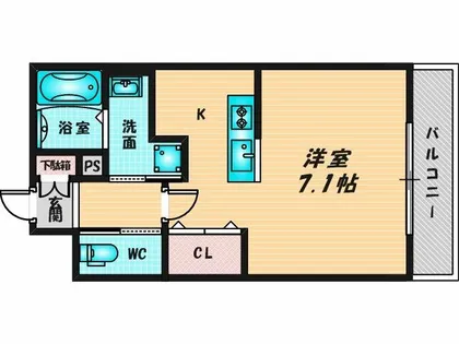 エアルレジデンスⅠ【1階】の間取り