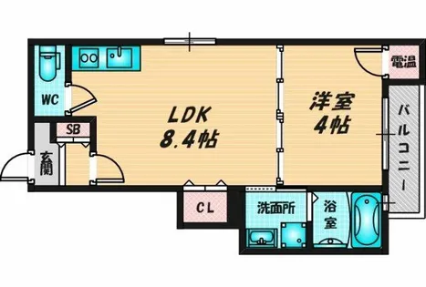 DOAHN長瀬【3階】の間取り