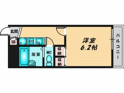 レオパレスFUSE【3階】の間取り