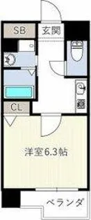 フローライト上前津【7階】の間取り