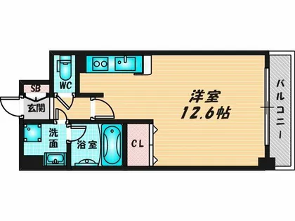 パレフルール【5階】の間取り