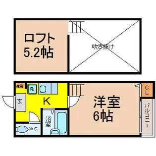 GAIA【1階】の間取り