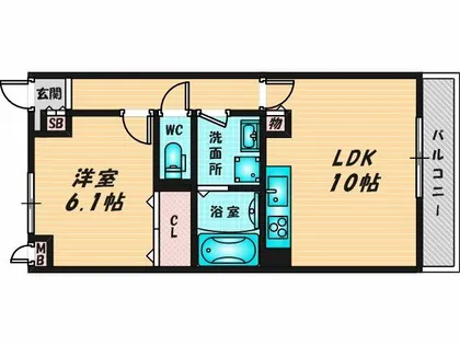 インペリアルライフ【3階】の間取り