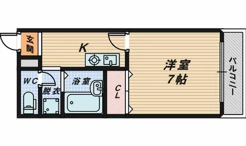 大阪府高石市取石4丁目【アパート】の間取り