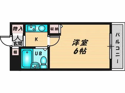 KSピースマンション【5階】の間取り