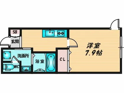 エムフラット衣摺Ⅰ【1階】の間取り