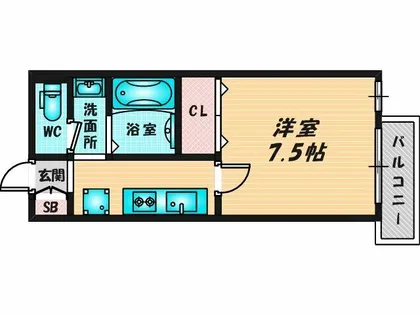 エムフラット衣摺Ⅰ【2階】の間取り