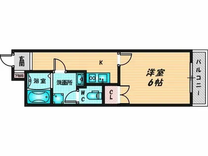 ヴェルドミール小阪【6階】の間取り