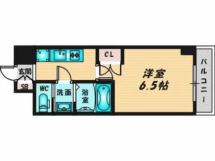 オズレジデンス今里SOUTH【3階】の間取り