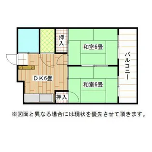 シャトレ松尾【1階】の間取り