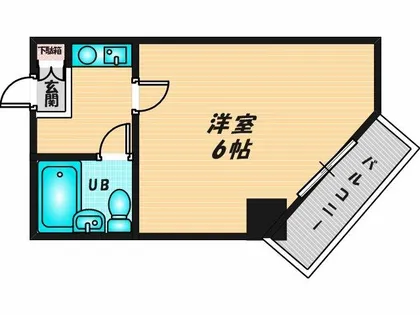 ヴェルテ北巽【3階】の間取り