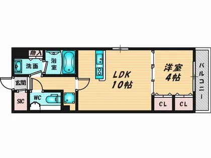 ヴェルテックス【8階】の間取り
