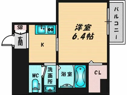 エルマール今里【7階】の間取り