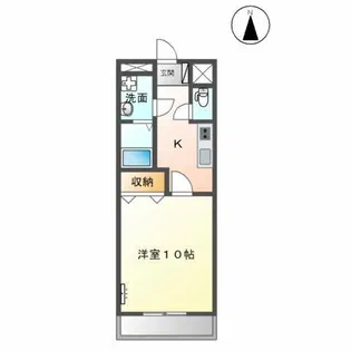 ハイツビリーブ【2階】の間取り