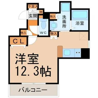 プレサンス泉セレグレード【8階】の間取り