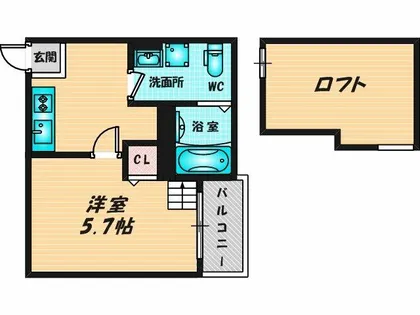 ディオーナ・コサカ【2階】の間取り