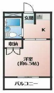 セントラル星ヶ丘【203号室】の間取り