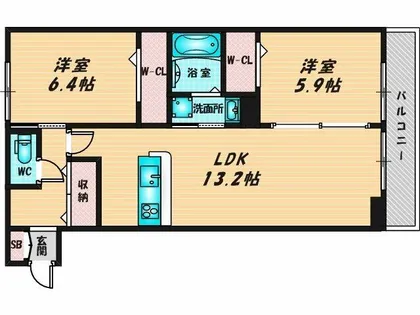 Casa Admirable【1階】の間取り