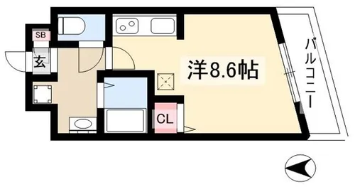 葵ビル【3階】の間取り