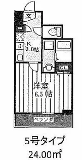 ACTY天満橋【4階】の間取り