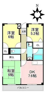アピタシオンB【2階】の間取り