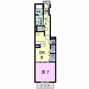 アレーナ【1階】の間取り