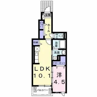 チェリーブロッサムⅠ【1階】の間取り
