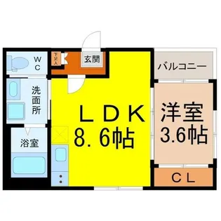 ロイヤルメゾン【2階】の間取り
